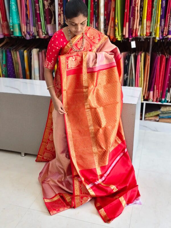 Pure kanchi pattu saree (silk mark certified) - Kanchipuram Sarees by Shreekari Silks