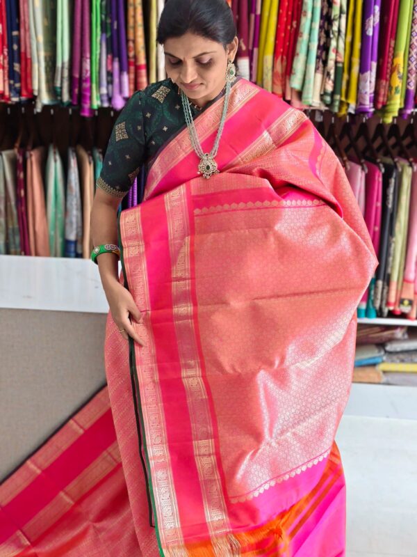 Pure kanchi pattu saree(silk mark certified) - Kanchipuram Sarees by Shreekari Silks