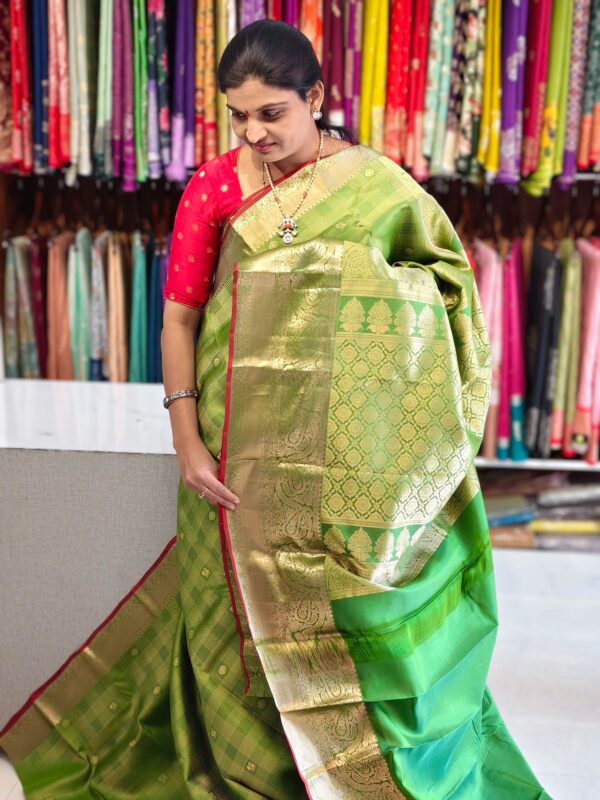 Vintage pure kanchi pattu - Kanchipuram Sarees by Shreekari Silks