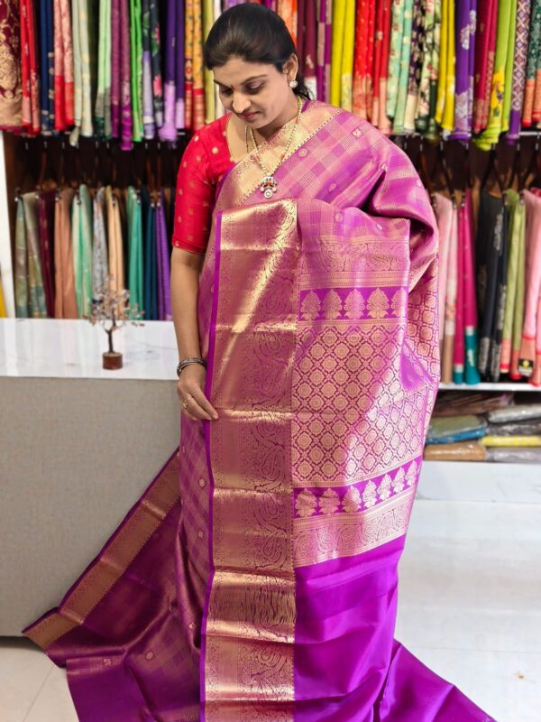 Vintage pure kanchi pattu - Kanchipuram Sarees by Shreekari Silks