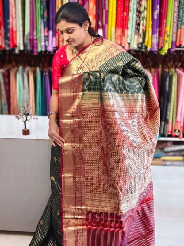 Vintage pure kanchi pattu - Kanchipuram Sarees by Shreekari Silks
