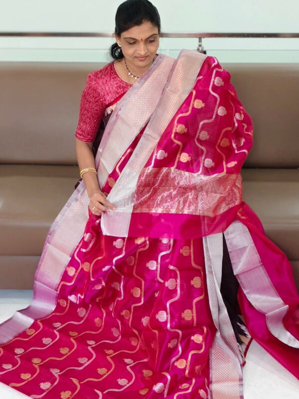 Chanderi Pattu saree - Kanchipuram Sarees by Shreekari Silks
