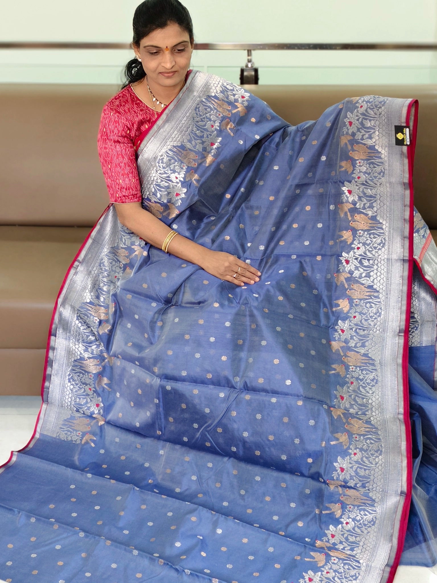 Chanderi Pattu saree - Kanchipuram Sarees by Shreekari Silks Chanderi Pattu saree