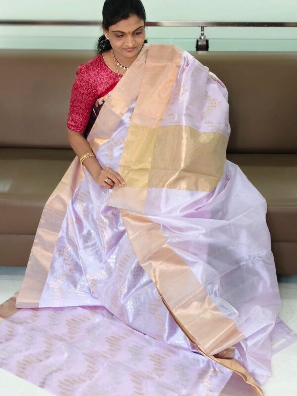 Chanderi Pattu saree - Kanchipuram Sarees by Shreekari Silks