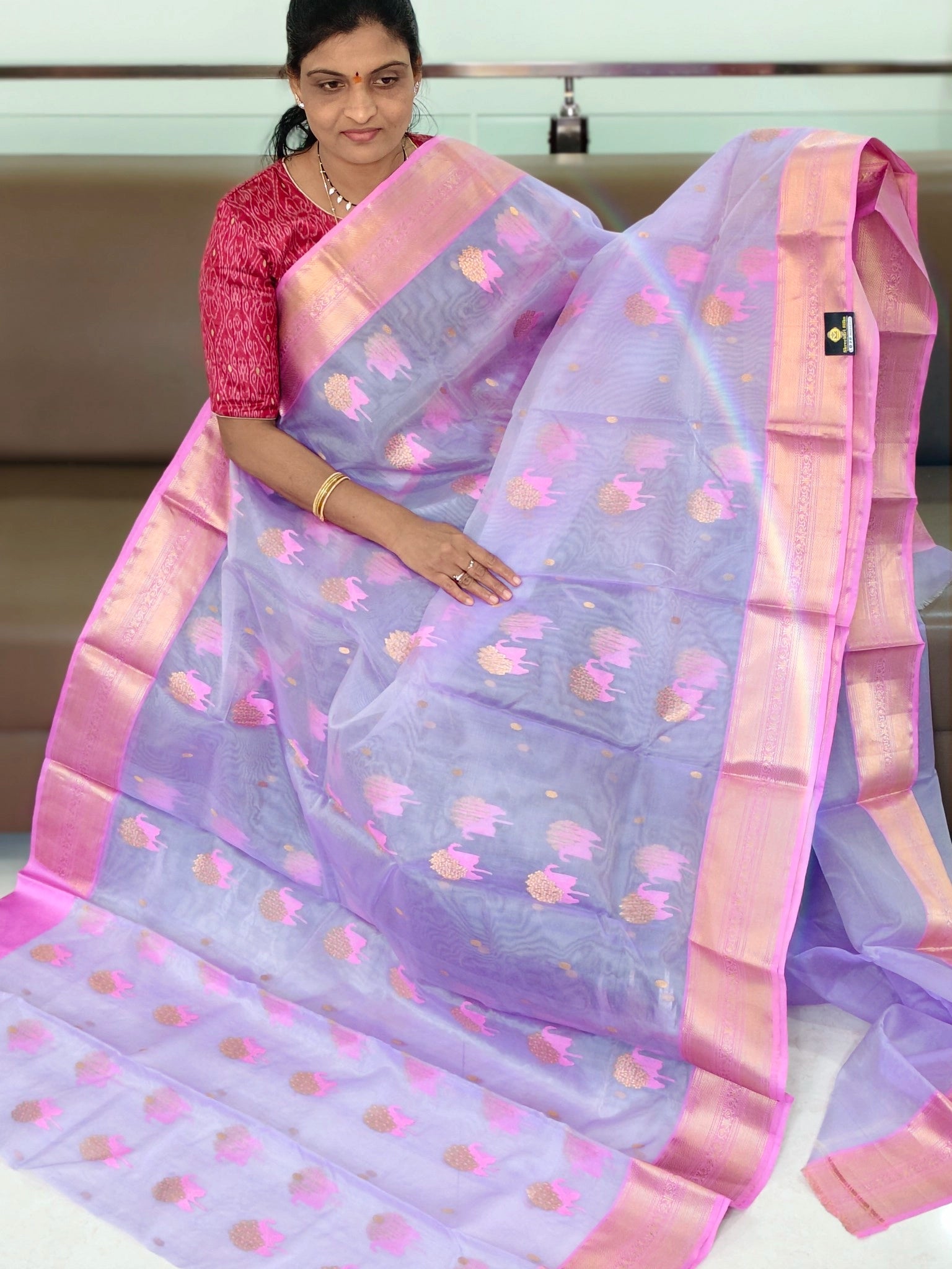Chanderi Pattu saree - Kanchipuram Sarees by Shreekari Silks Chanderi Pattu saree
