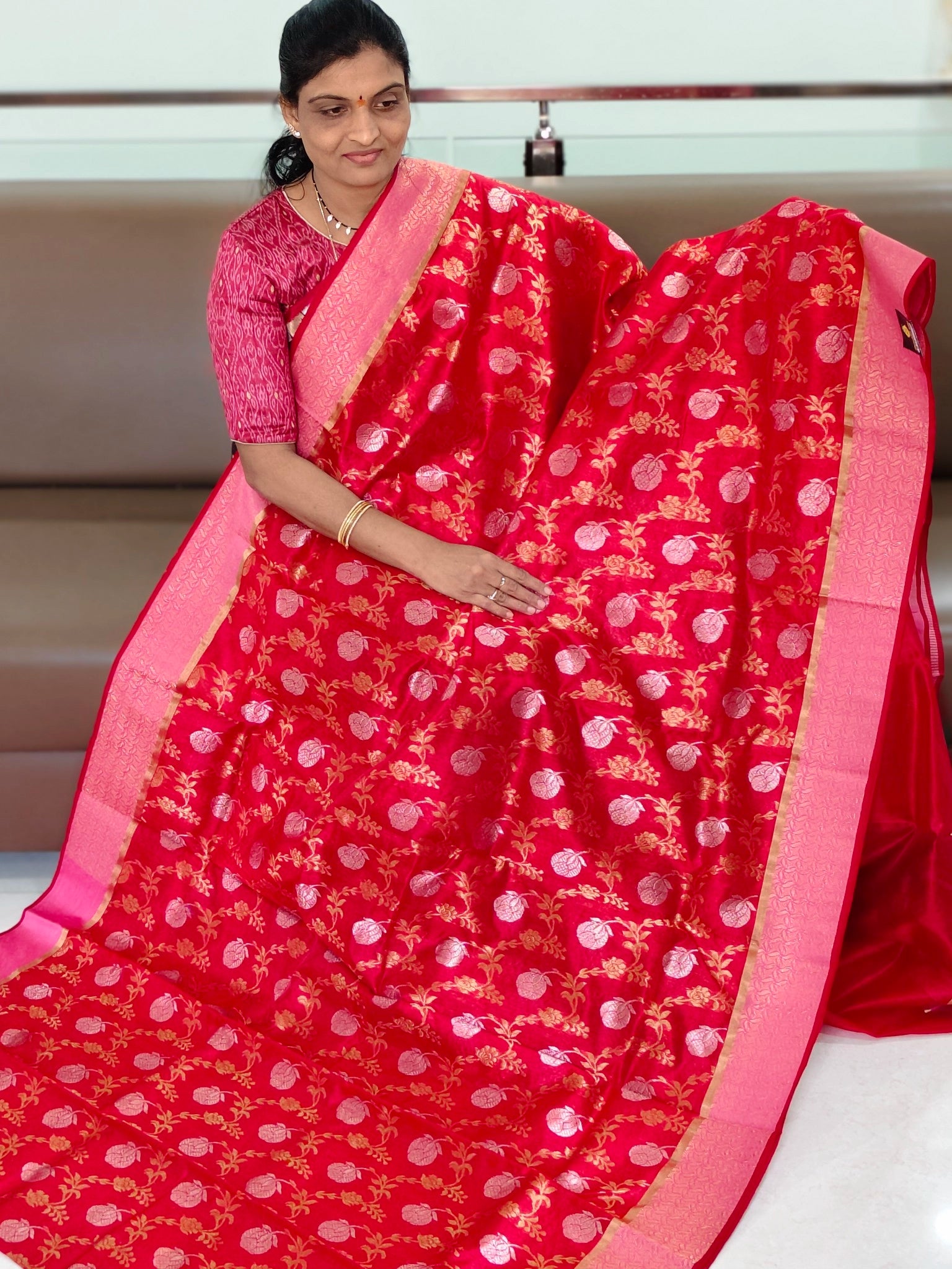 Chanderi Pattu saree - Kanchipuram Sarees by Shreekari Silks Chanderi Pattu saree