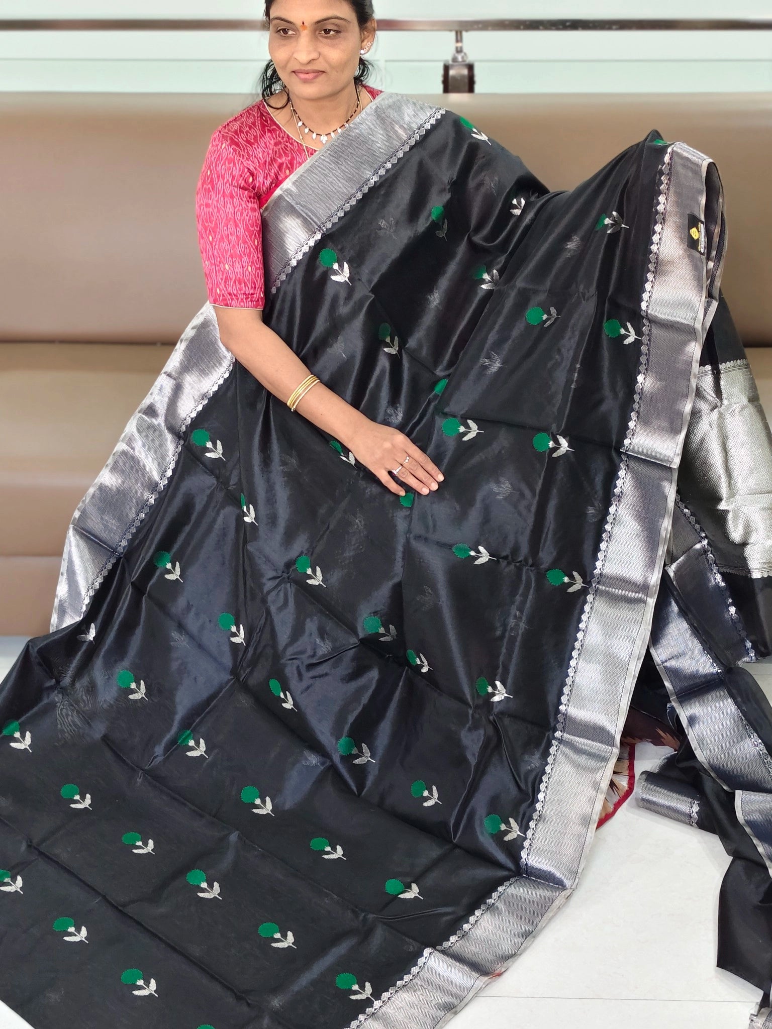 Chanderi Pattu saree - Kanchipuram Sarees by Shreekari Silks Chanderi Pattu saree