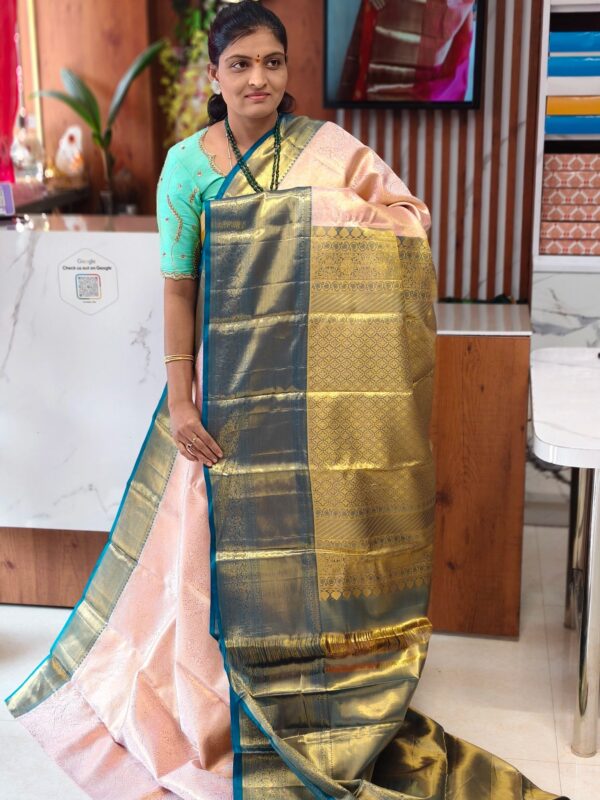 Pure kanchi pattu saree (silk mark certified) - Kanchipuram Sarees by Shreekari Silks