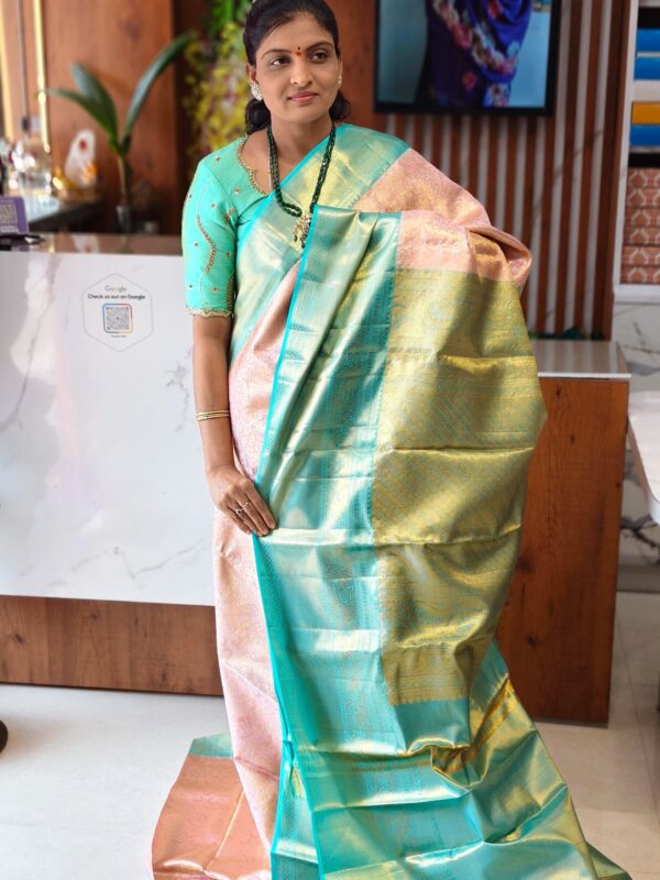 Pure kanchi pattu saree (silk mark certified) - Kanchipuram Sarees by Shreekari Silks