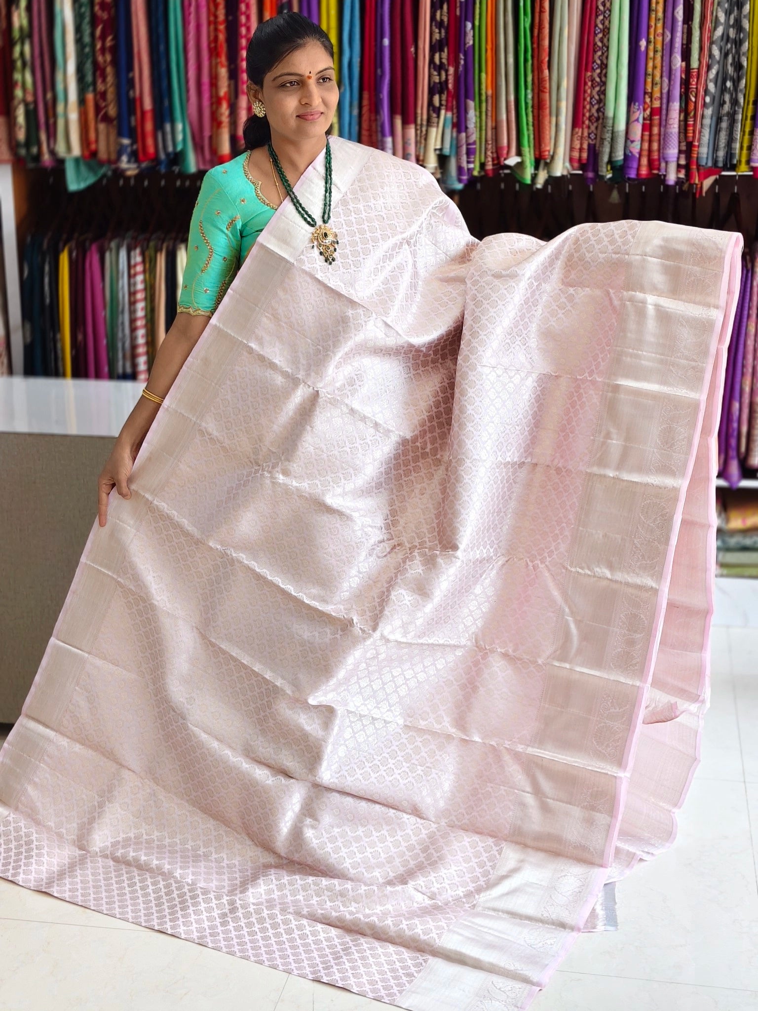 Pure kanchi pattu saree (silk mark certified) - Kanchipuram Sarees by Shreekari Silks Pure kanchi pattu saree (silk mark certified)