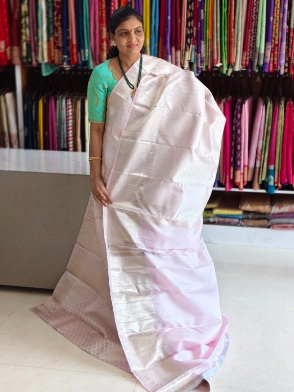 Pure kanchi pattu saree (silk mark certified) - Kanchipuram Sarees by Shreekari Silks