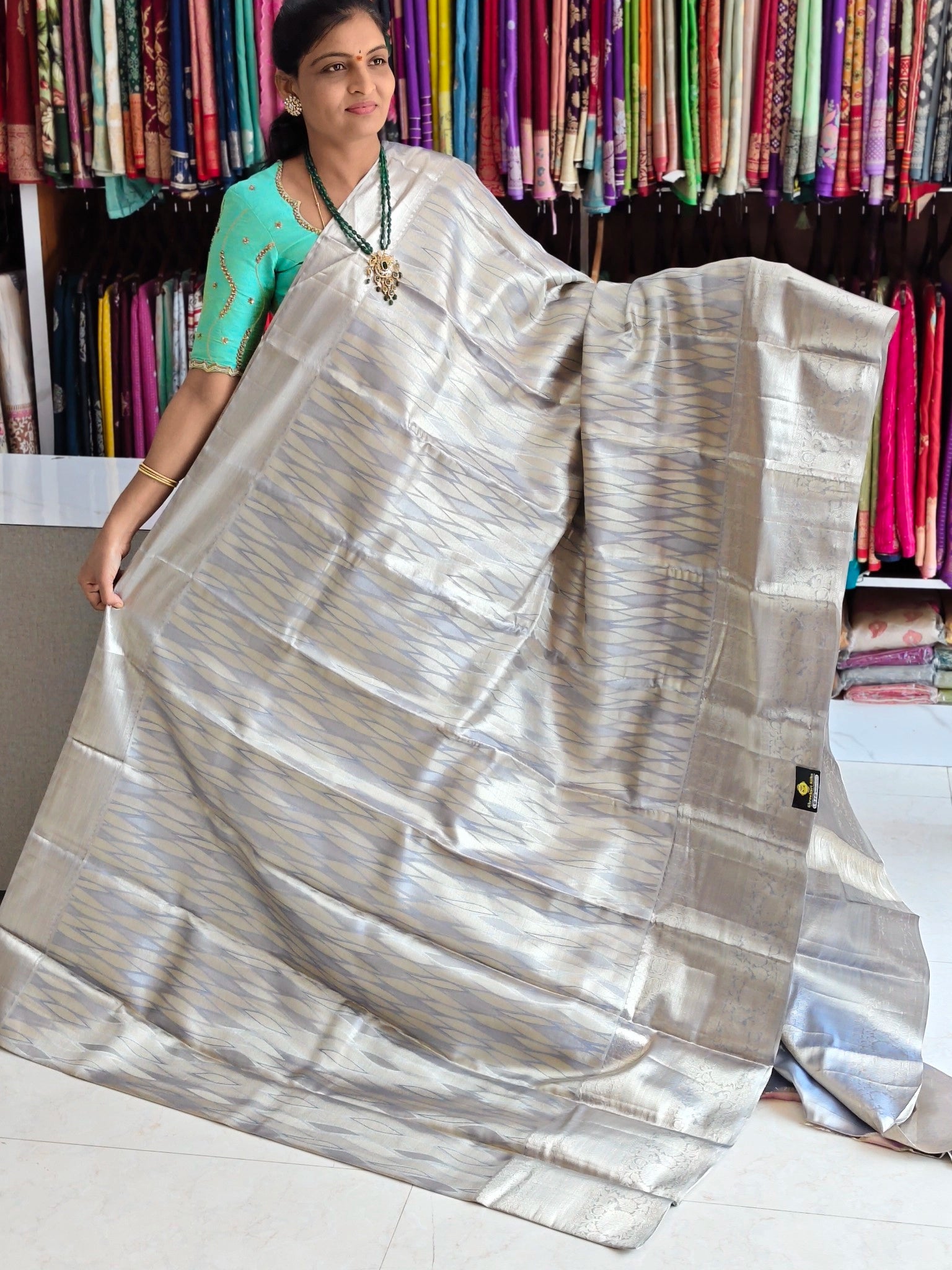 Pure kanchi pattu saree (silk mark certified) - Kanchipuram Sarees by Shreekari Silks Pure kanchi pattu saree (silk mark certified)