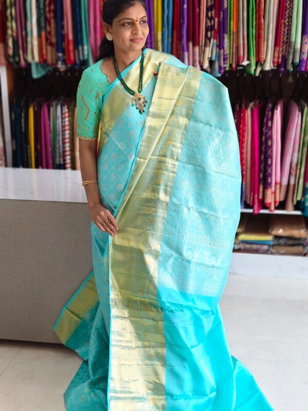 Pure kanchi pattu (silk mark certified) - Kanchipuram Sarees by Shreekari Silks