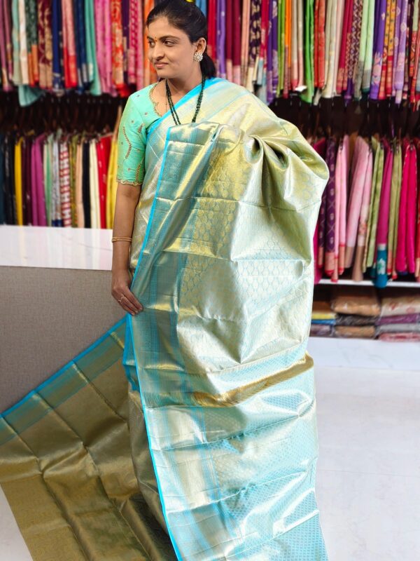 Pure kanchi pattu (silk mark certified) - Kanchipuram Sarees by Shreekari Silks