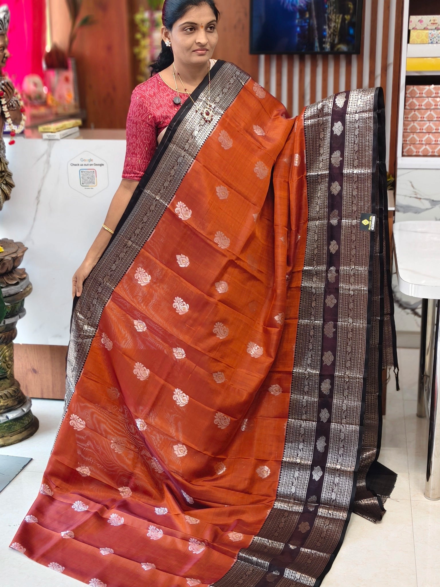 Light Weight Handloom Kanchi Pattu saree