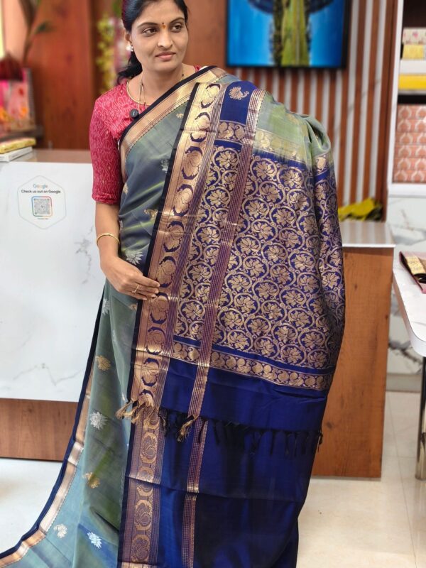 Light Weight Handloom Kanchi Pattu saree - Kanchipuram Sarees by Shreekari Silks