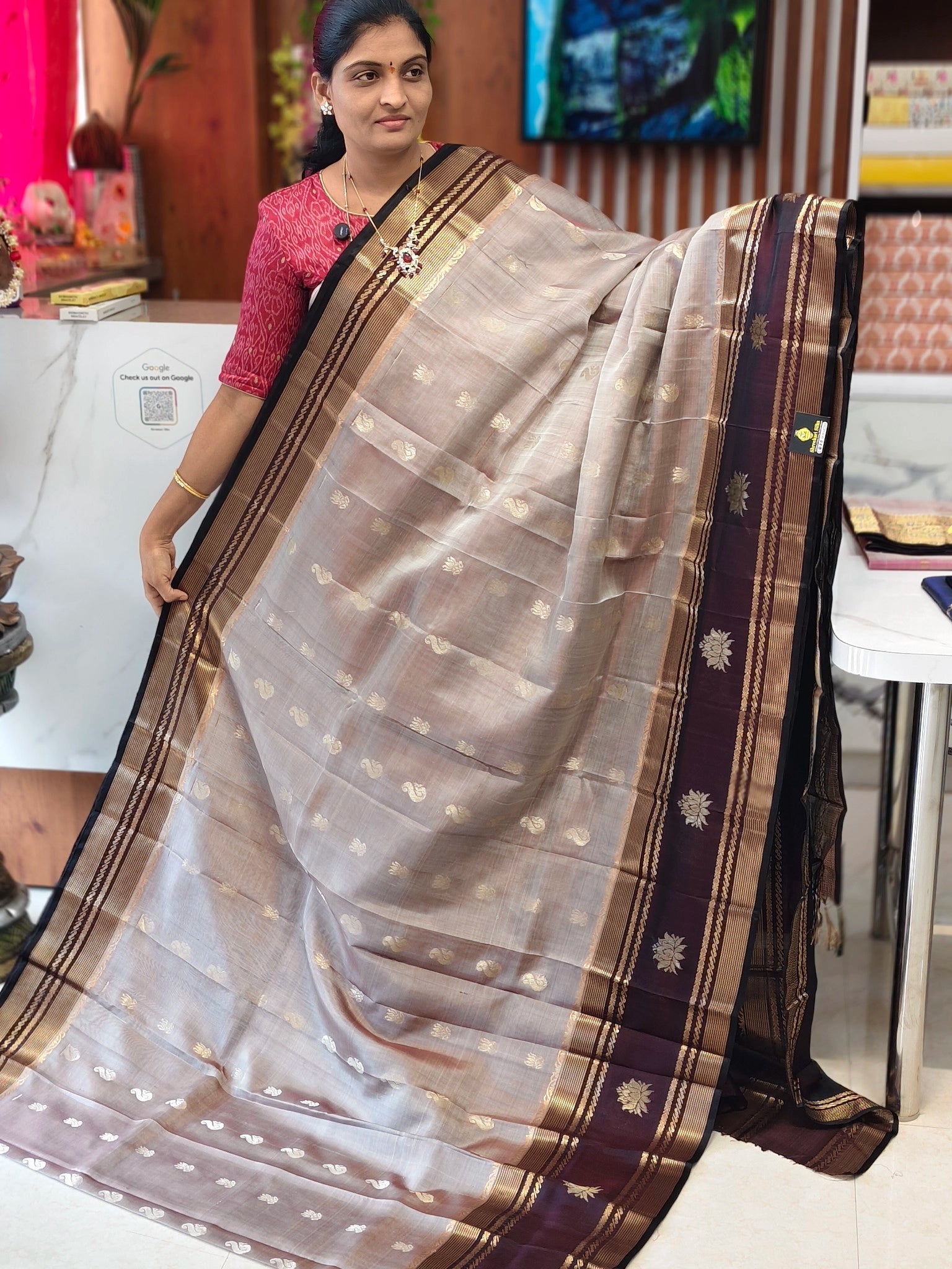 Light Weight Handloom Kanchi Pattu saree